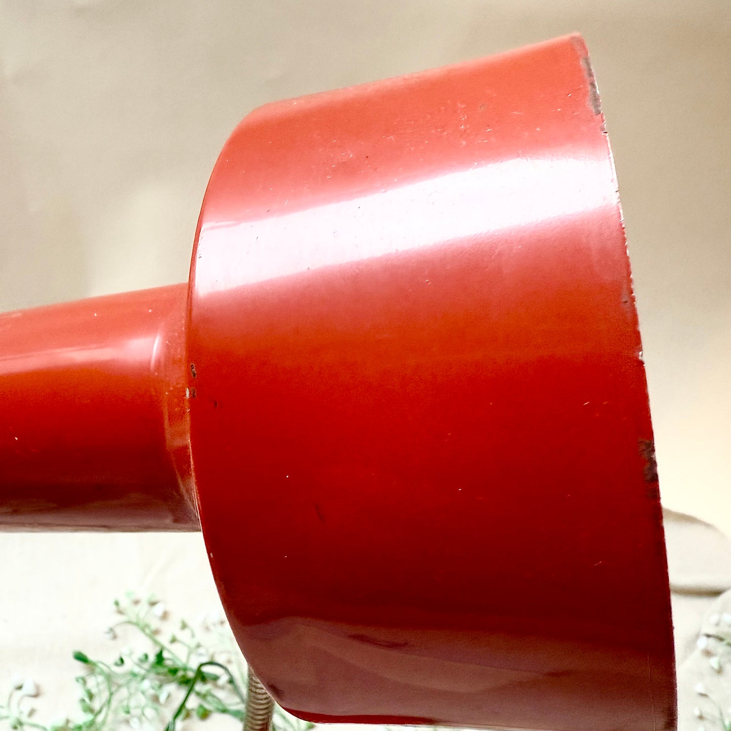 Schreibtischlampe rot