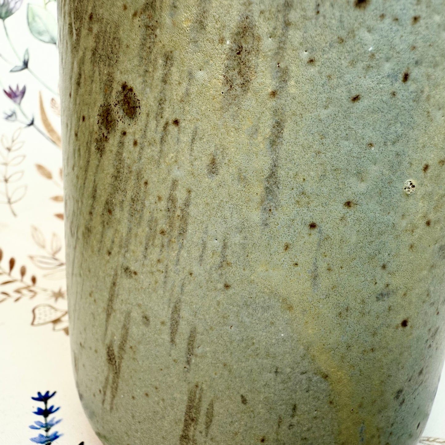 Vase handgemacht türkis