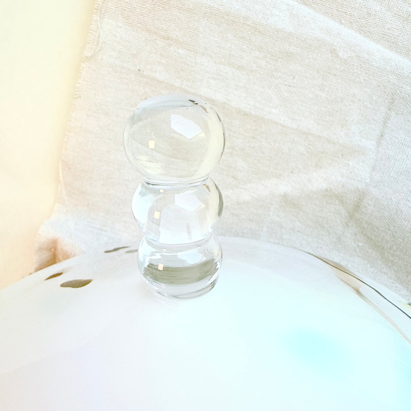 Eisch Glasschale mit Deckel