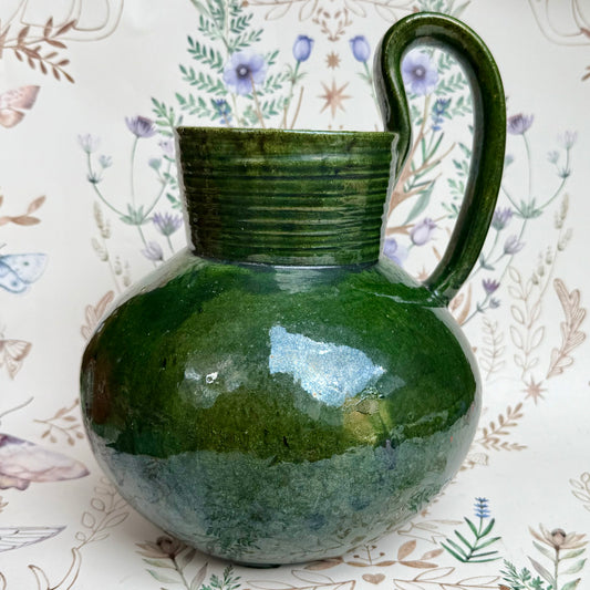 Green jug handmade