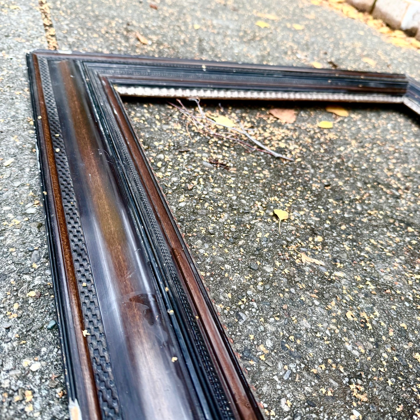Bilderrahmen groß Holz Schachbrett