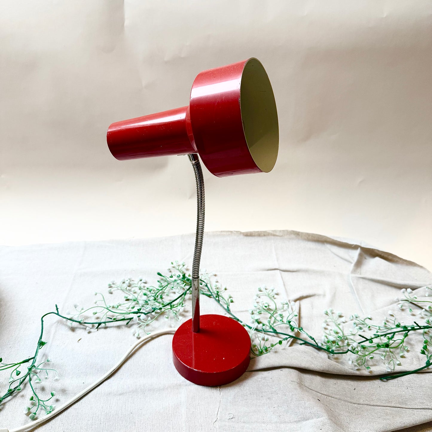 Schreibtischlampe rot