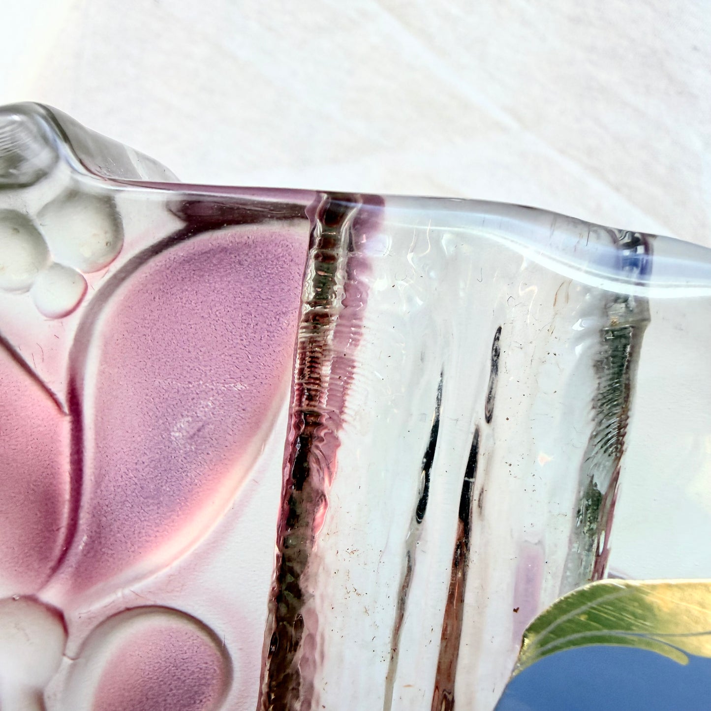 Blumenvase Walther Glas lila