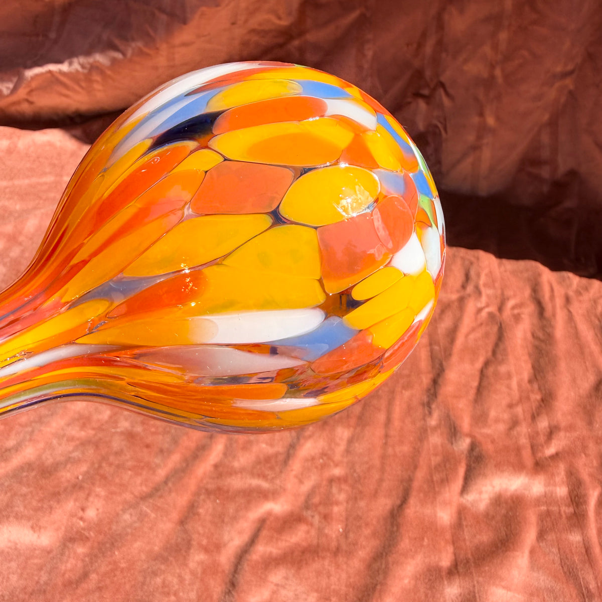 Bewässerungskegel mundgeblasen orange