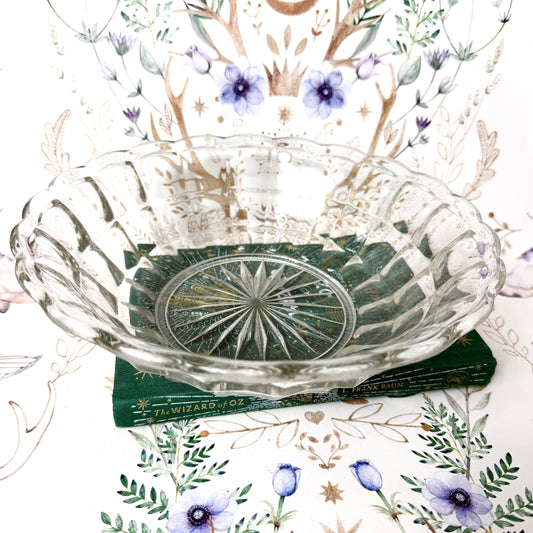 Glasschale Kristallglas