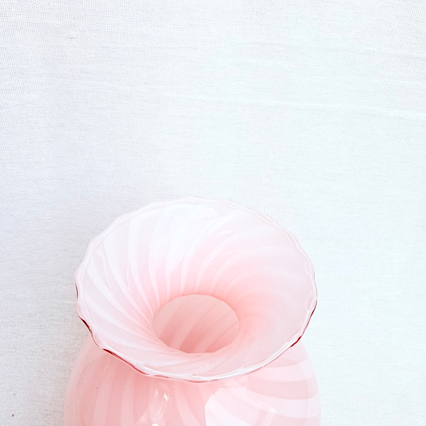 Swirl Bonbon Vase rosa