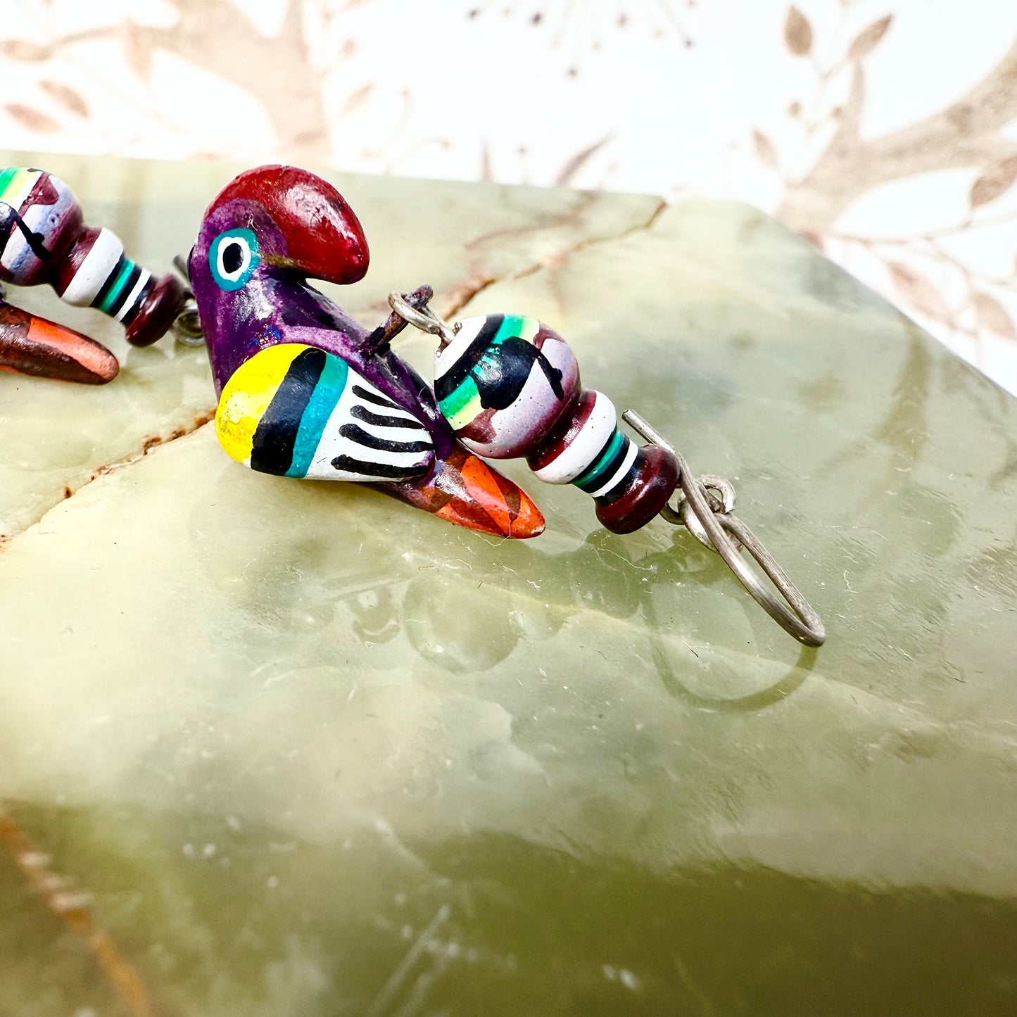 Ohrringe Vögel handgemacht Peru