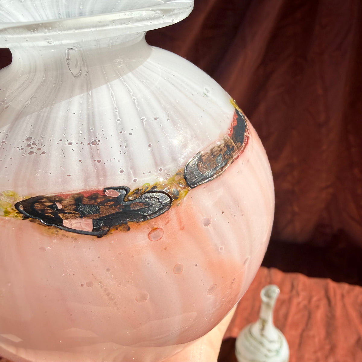 Glas Konvolut Feuerglasur