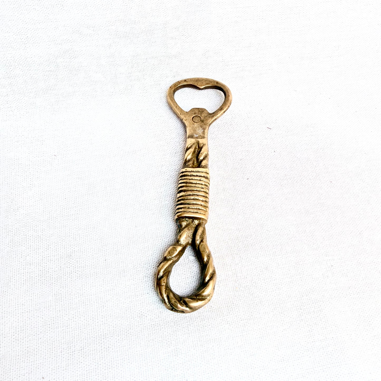 Flaschenöffner Kordel Messing