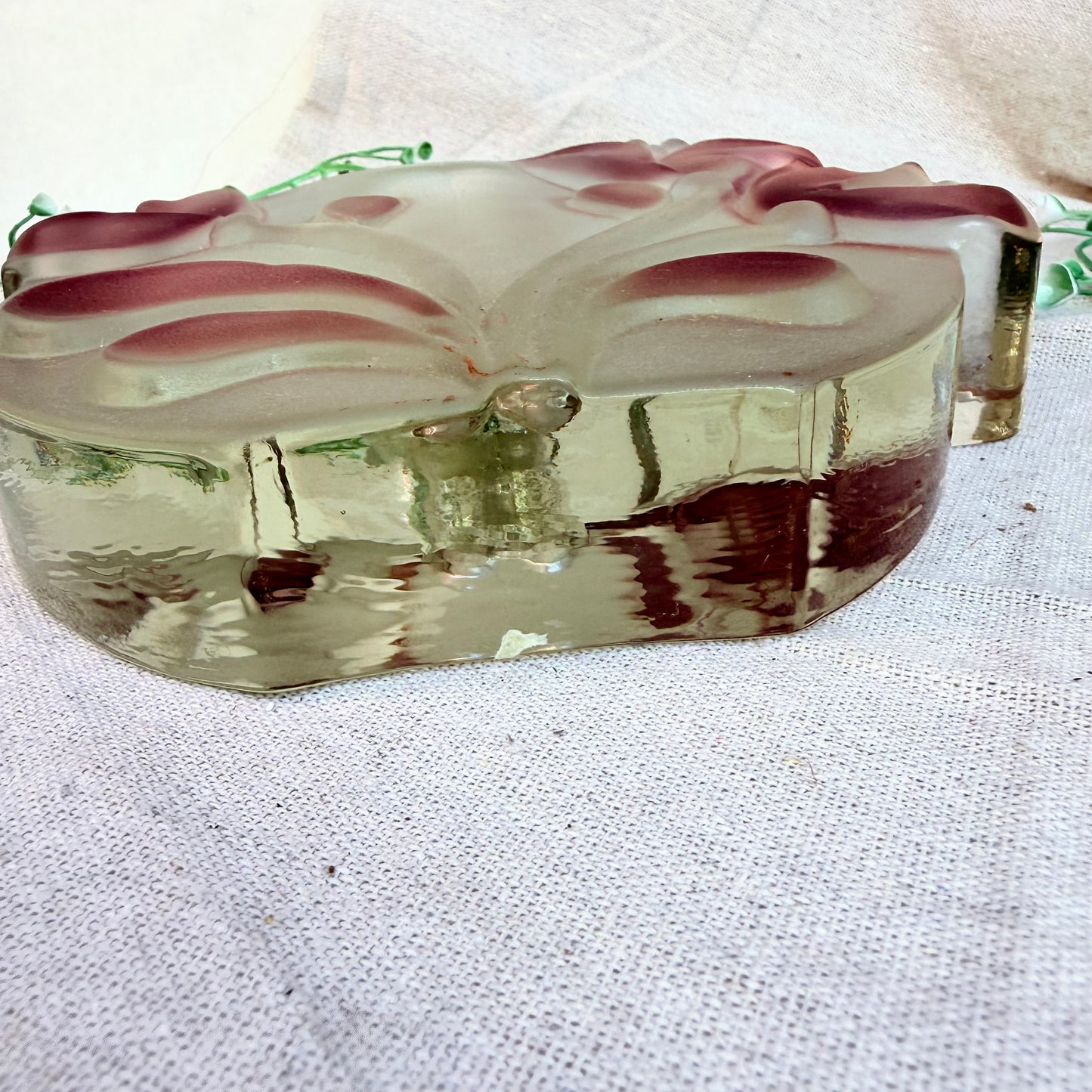 Blumenvase Walther Glas lila