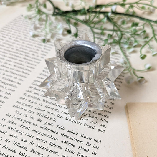 Star candle holder made of acrylic glass