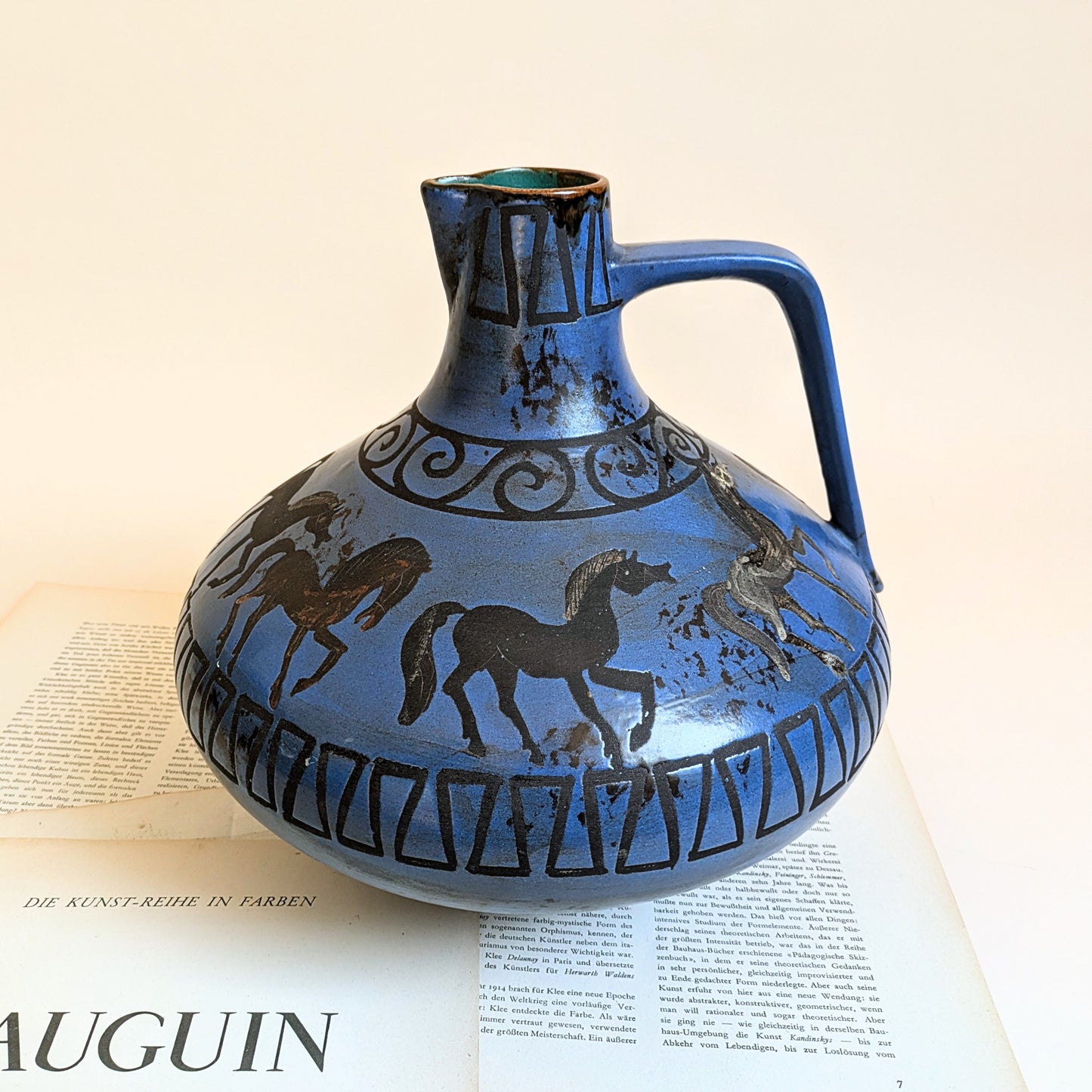 Henkelvase Pergamon WGP in blau