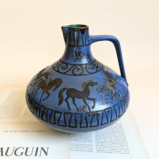 Henkelvase Pergamon WGP in blau