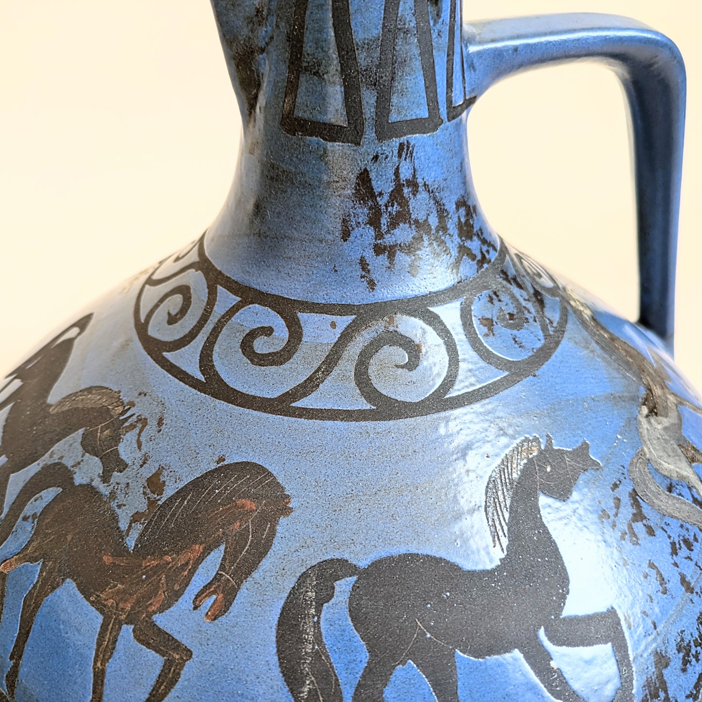 Henkelvase Pergamon WGP in blau