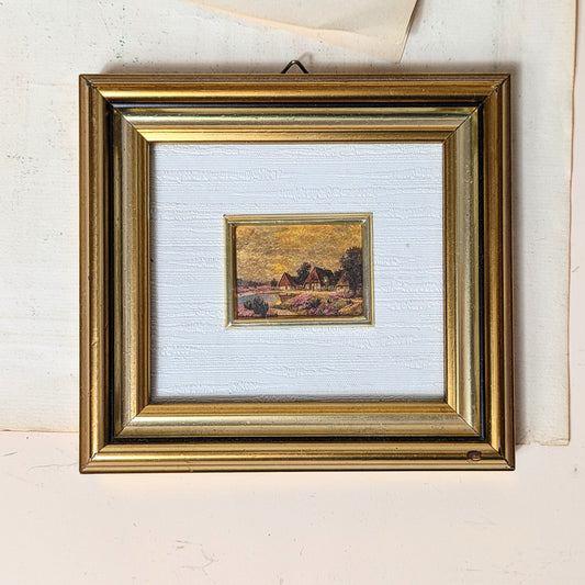Lithograph on gold foil