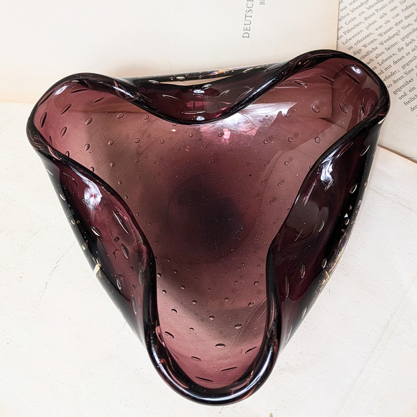 Murano bubble bowl