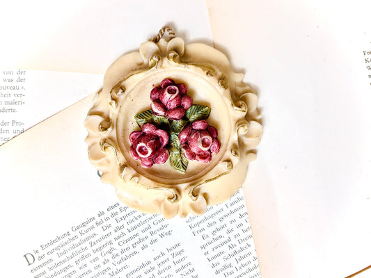 Wax picture flowers