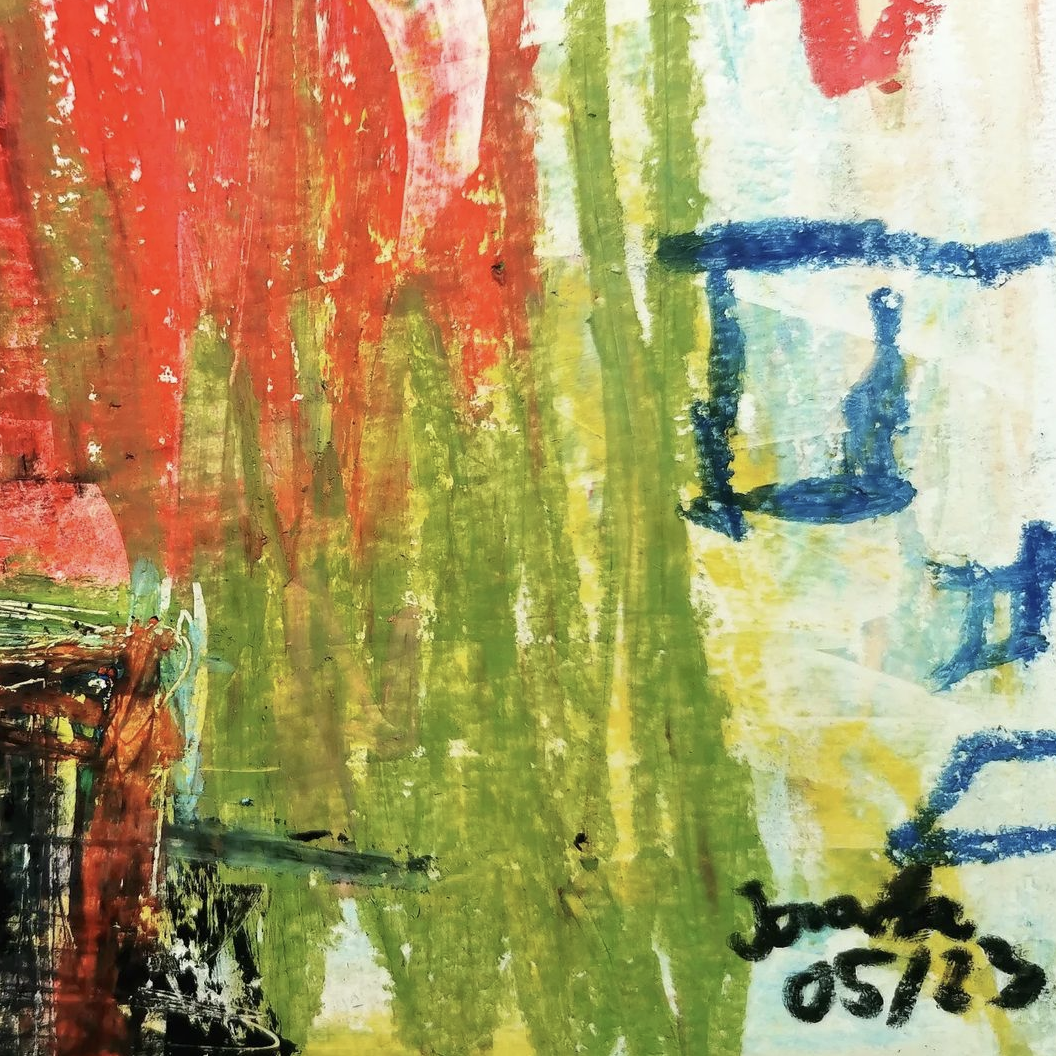Tableau « Lumières sous la pluie », DIN A3