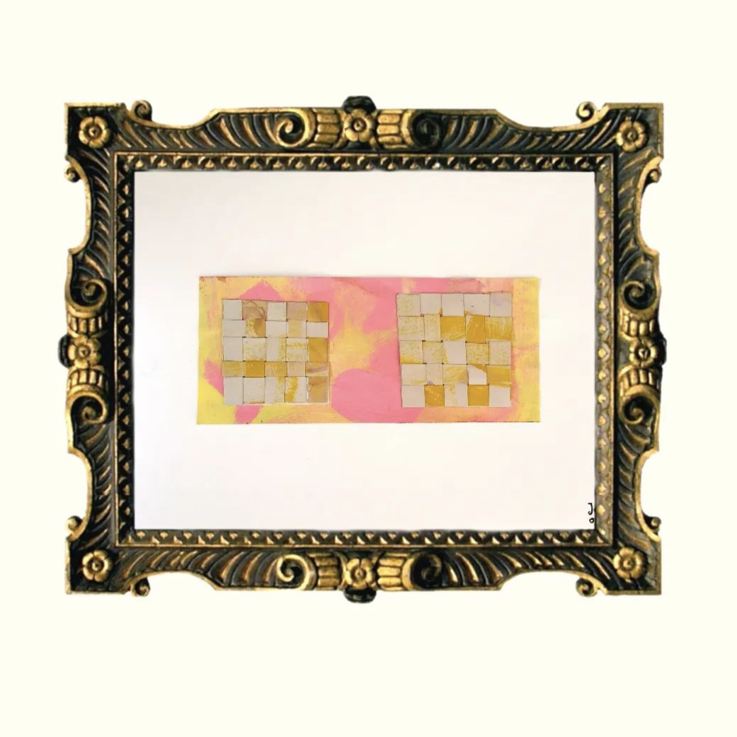 Collage « Échec et mat », DIN A3