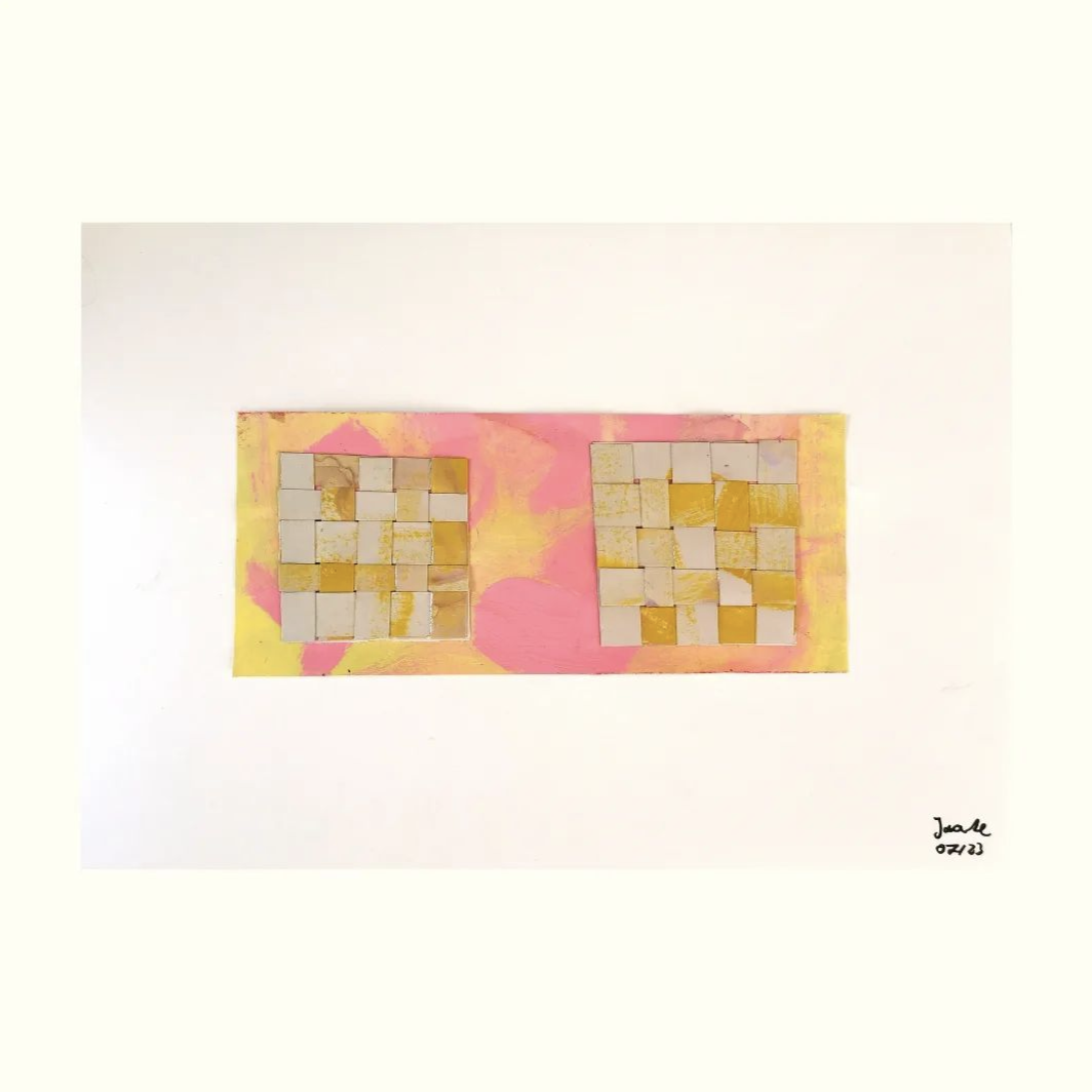 Collage « Échec et mat », DIN A3