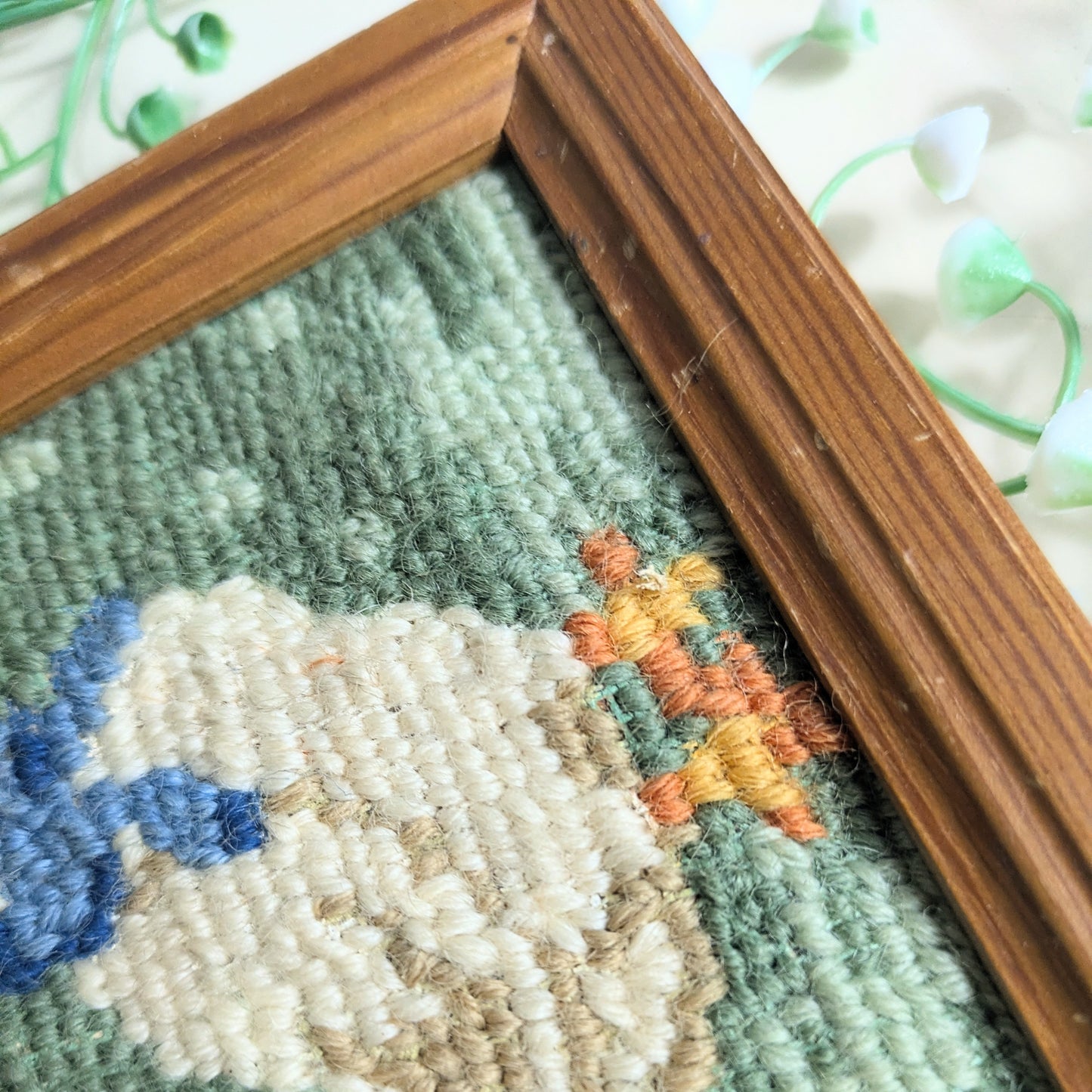 Embroidery picture goose