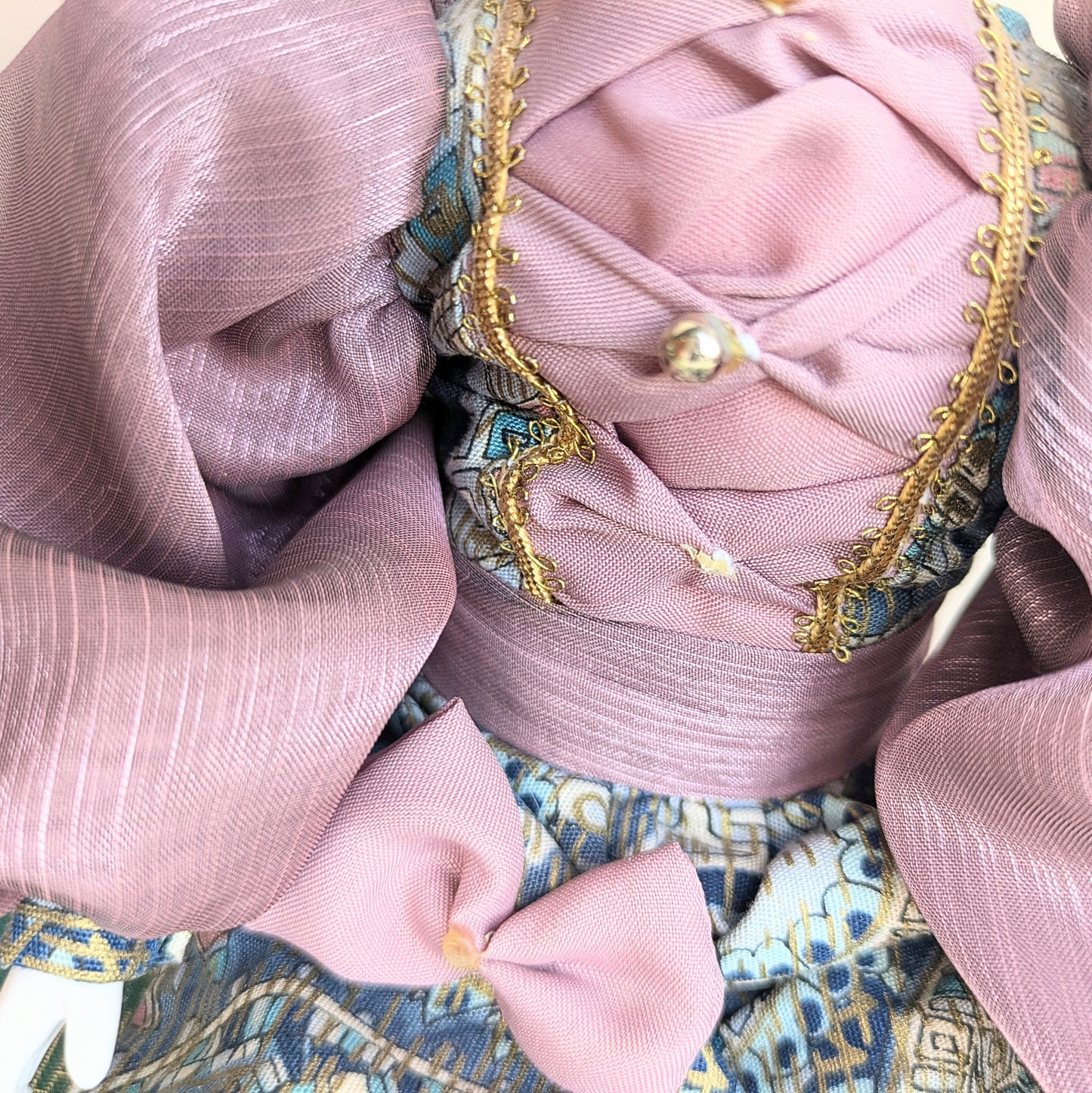 Venetian Harlequin Doll Pink
