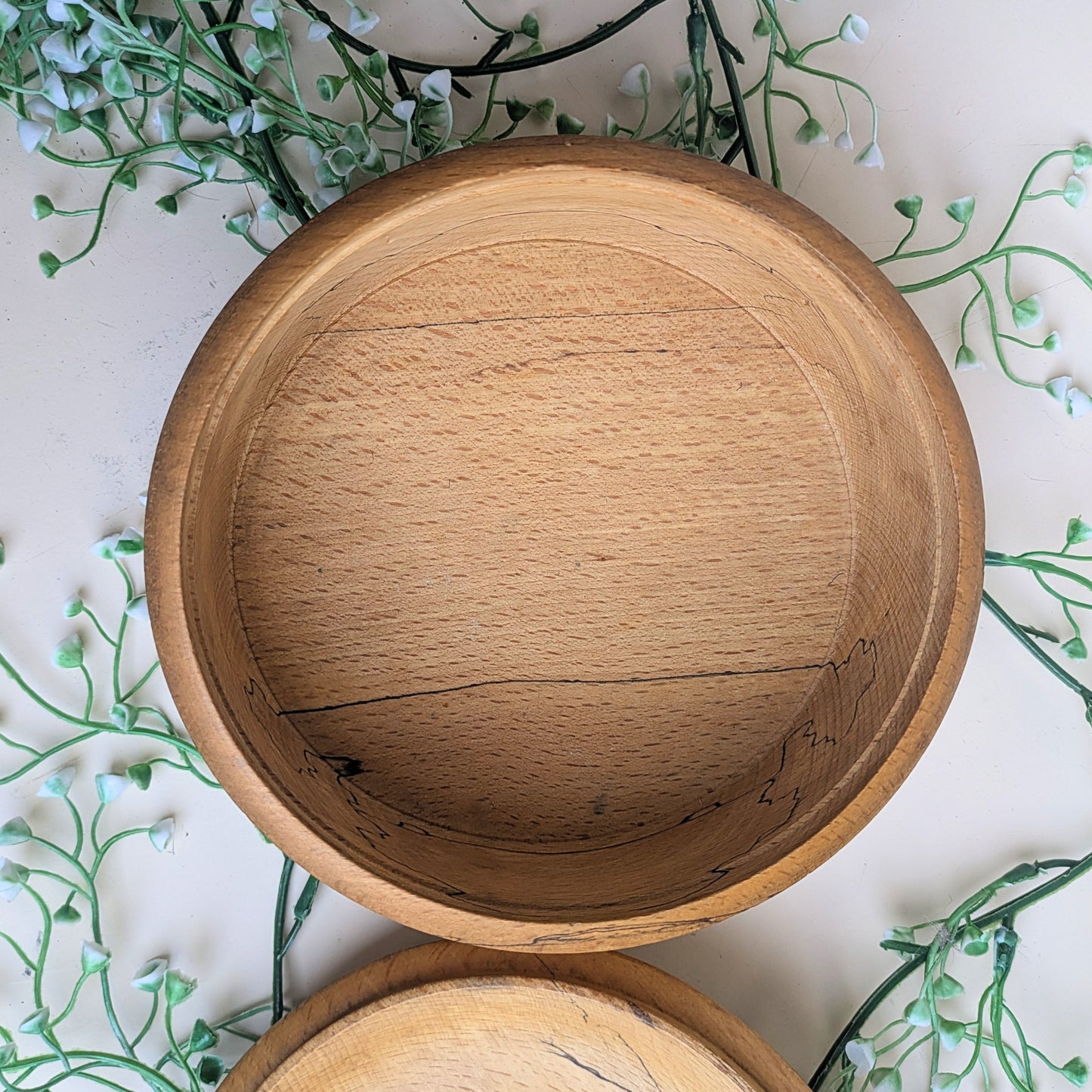 Boîte en bois avec grain