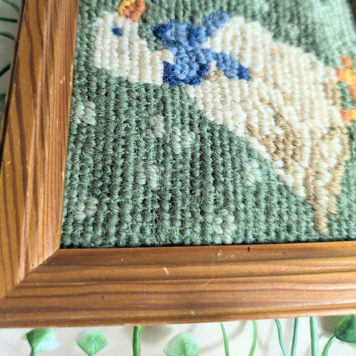 Embroidery picture goose