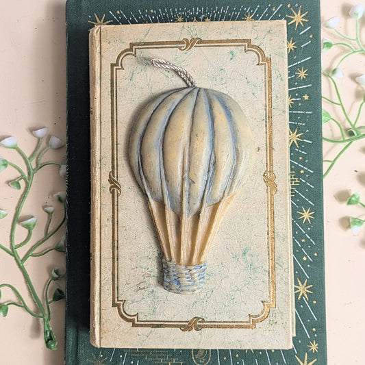 Wax figure hot air balloon