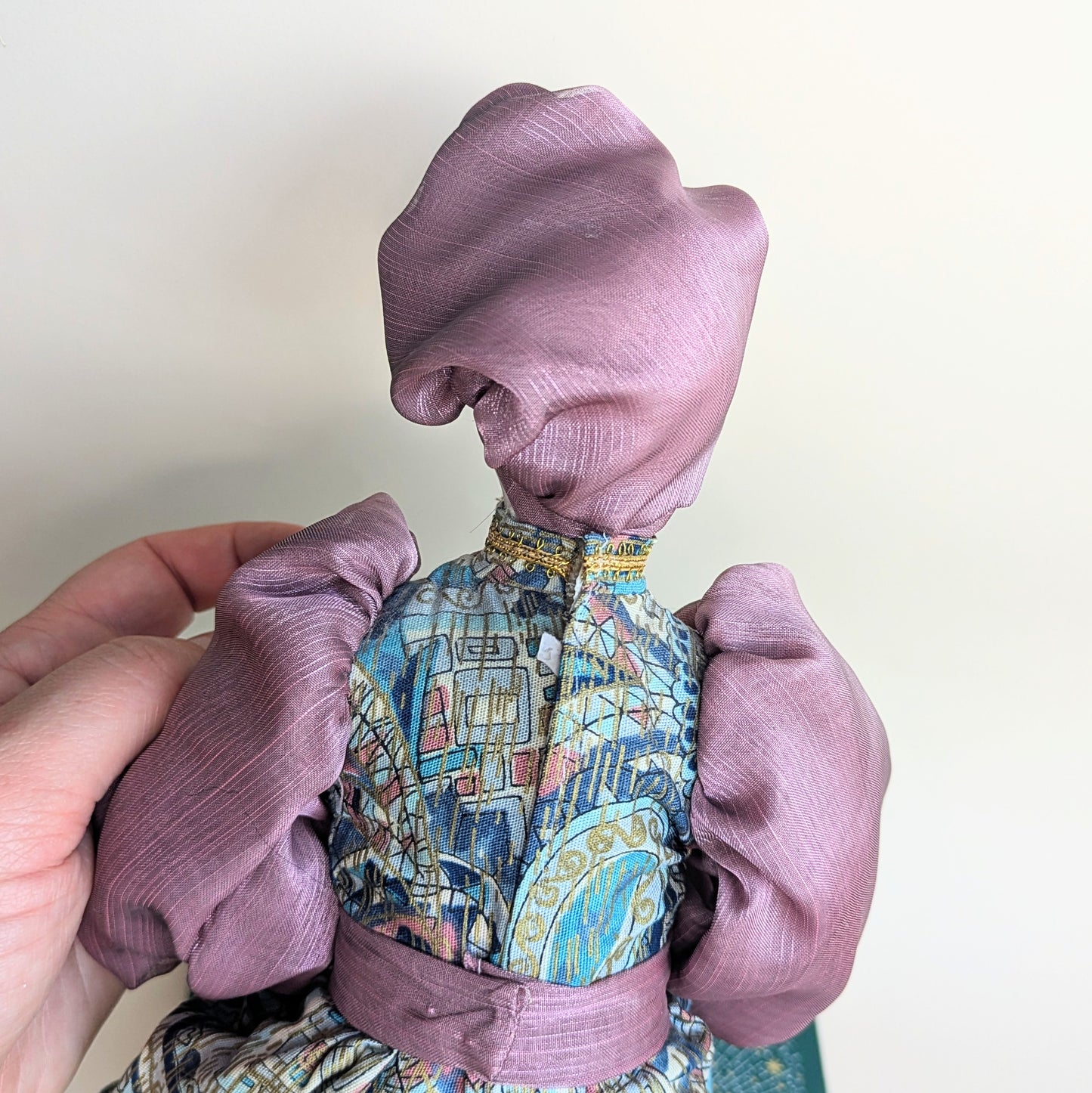 Venetian Harlequin Doll Pink