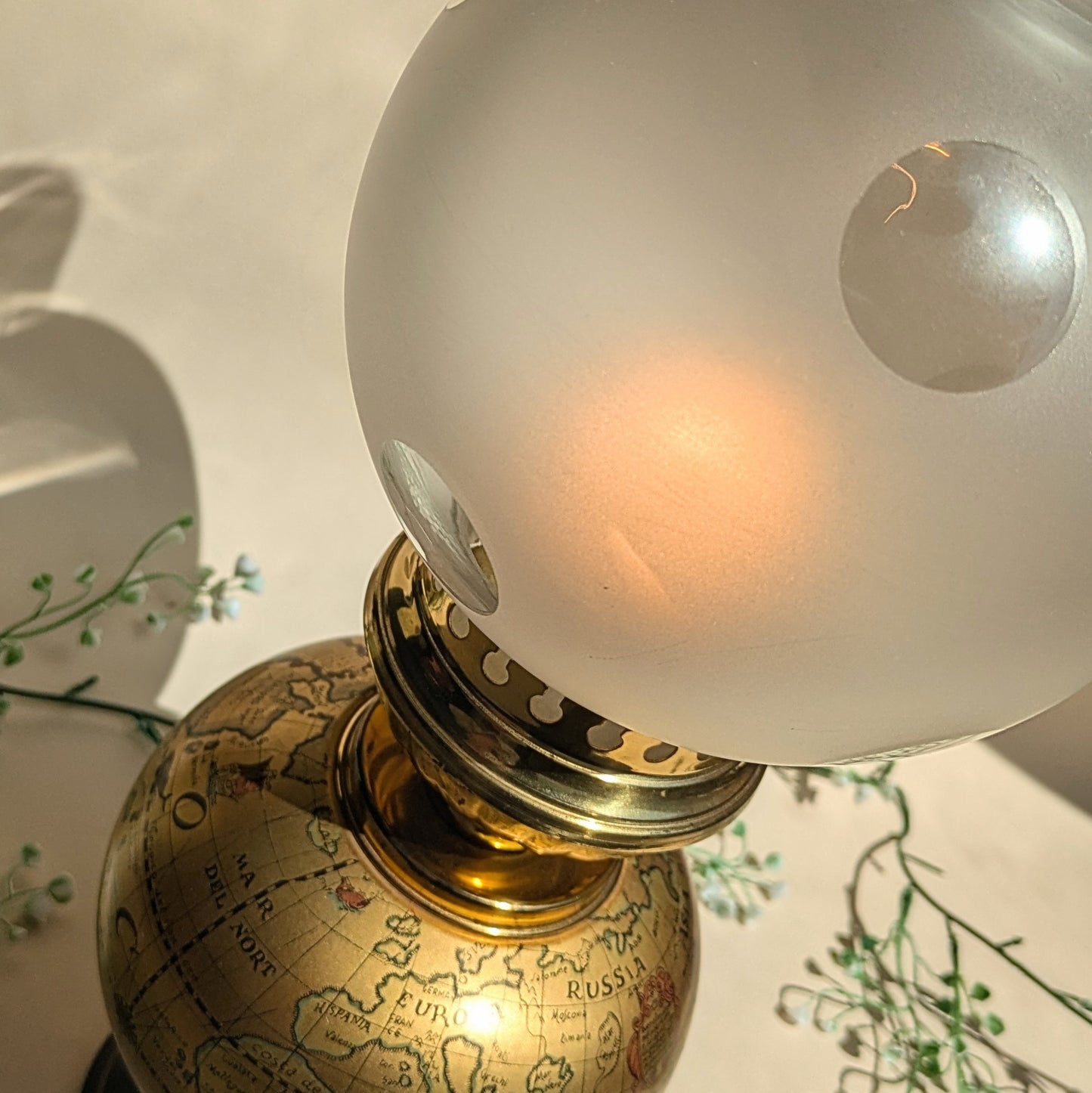 Lamp Hollywood Regency globe