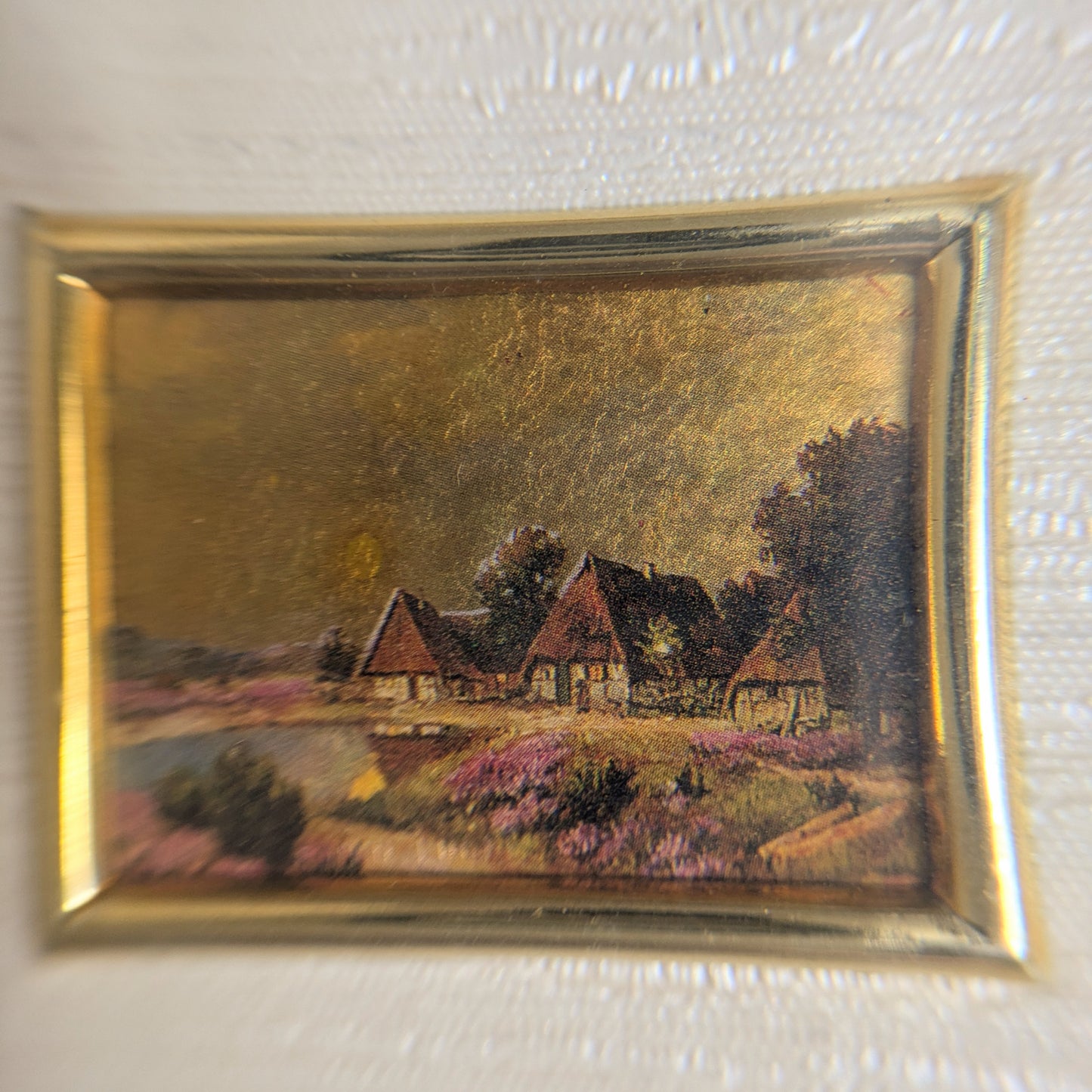 Lithograph on gold foil