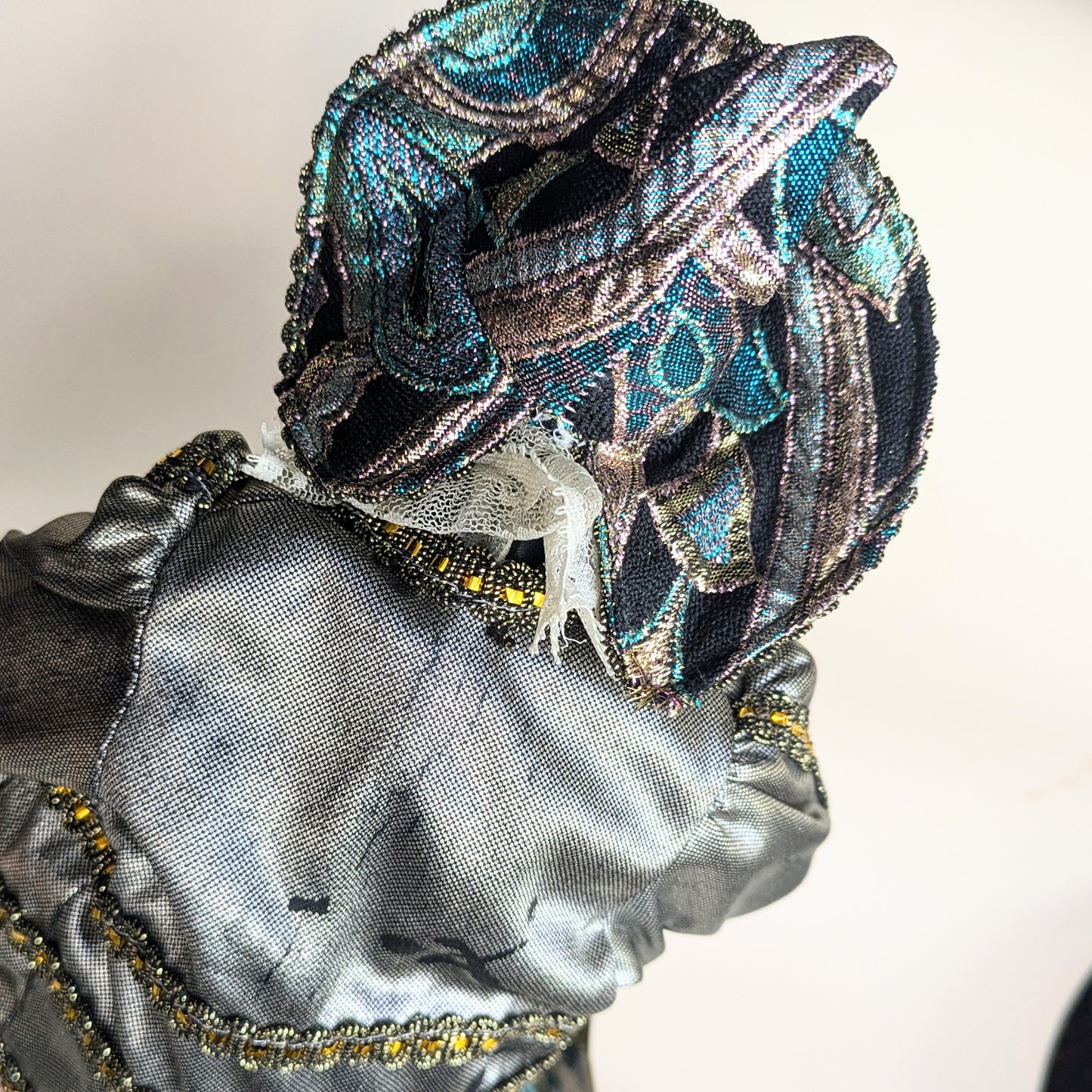 Venetian Harlequin Doll Black