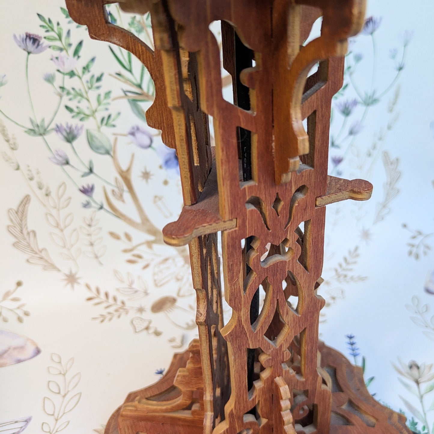 lampe en bois style Art Déco