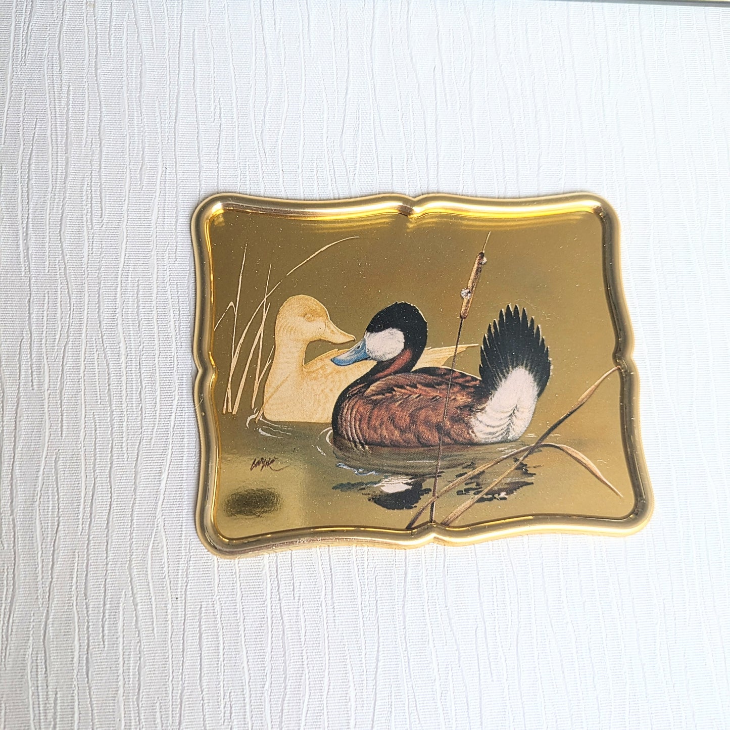 Goldlithographie Enten 3er Set