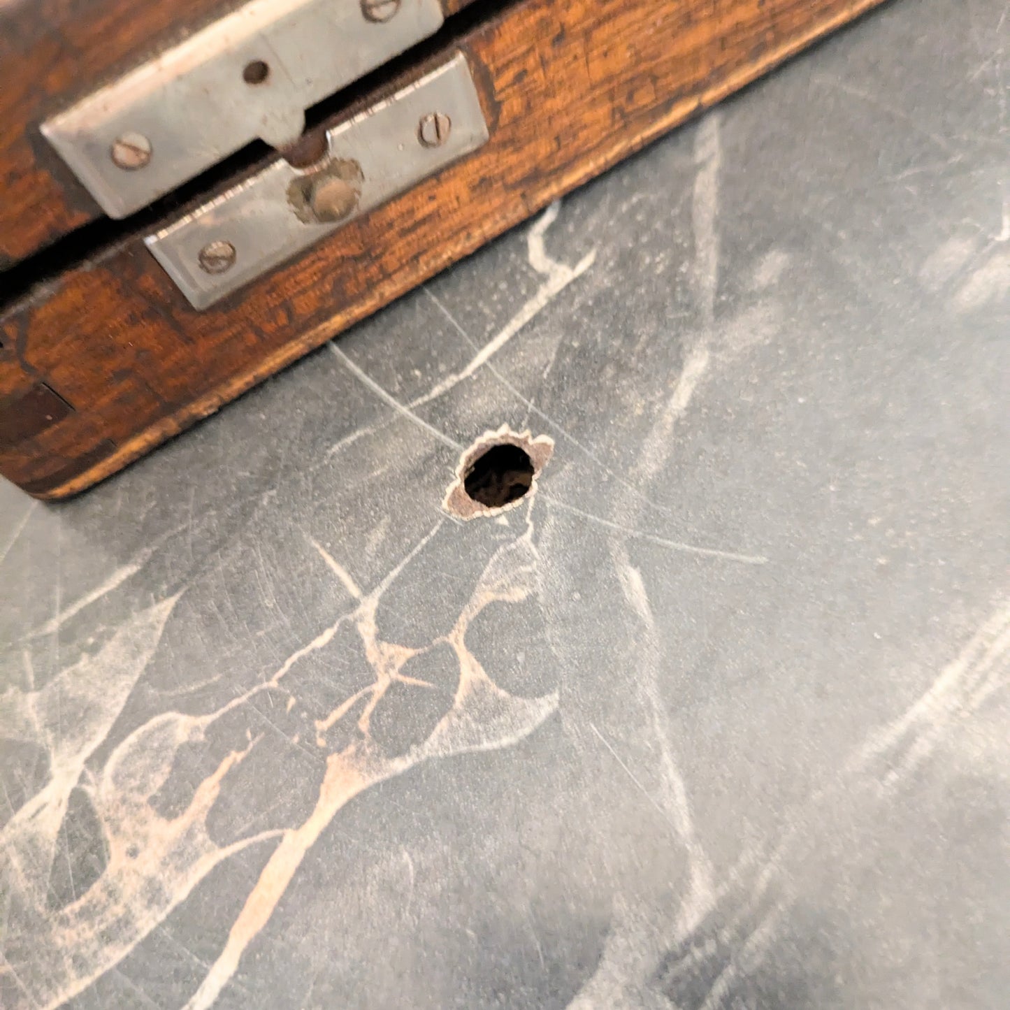 Marble kidney table