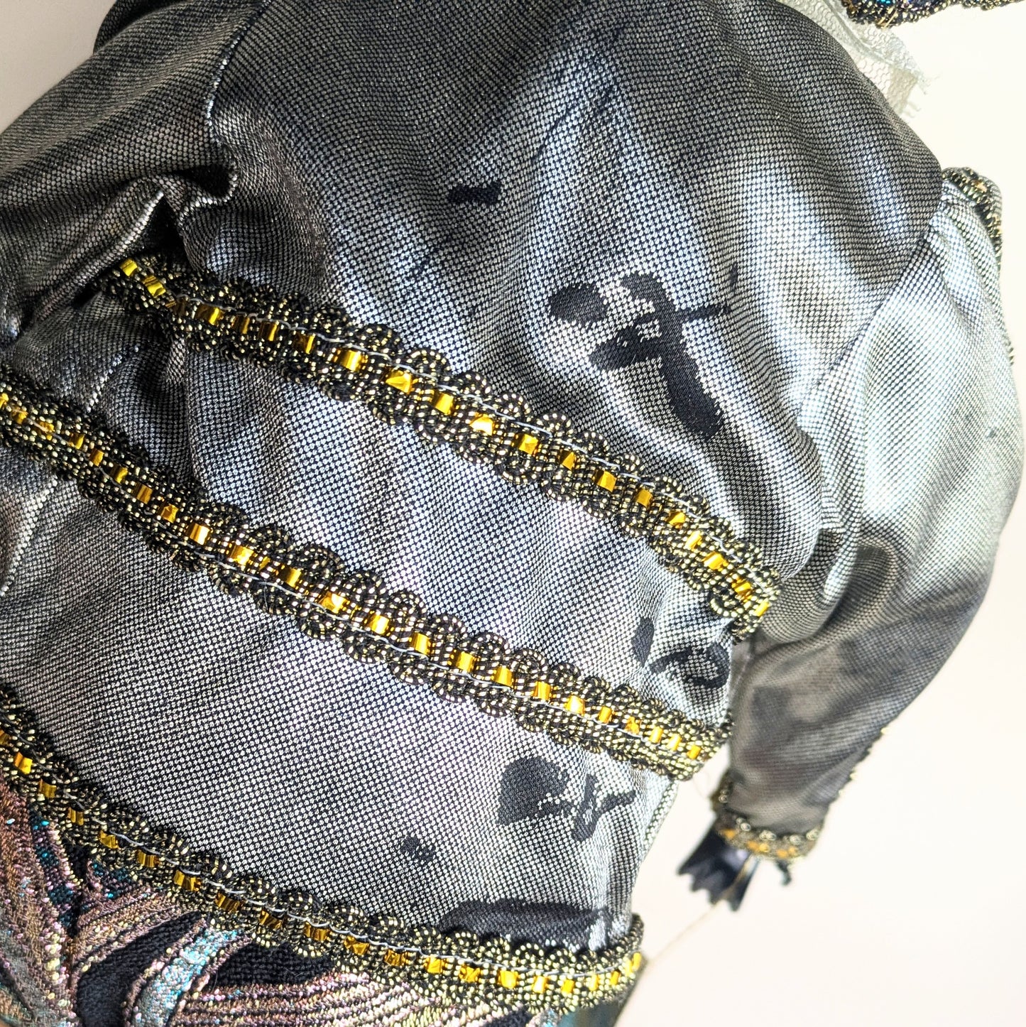 Venetian Harlequin Doll Black