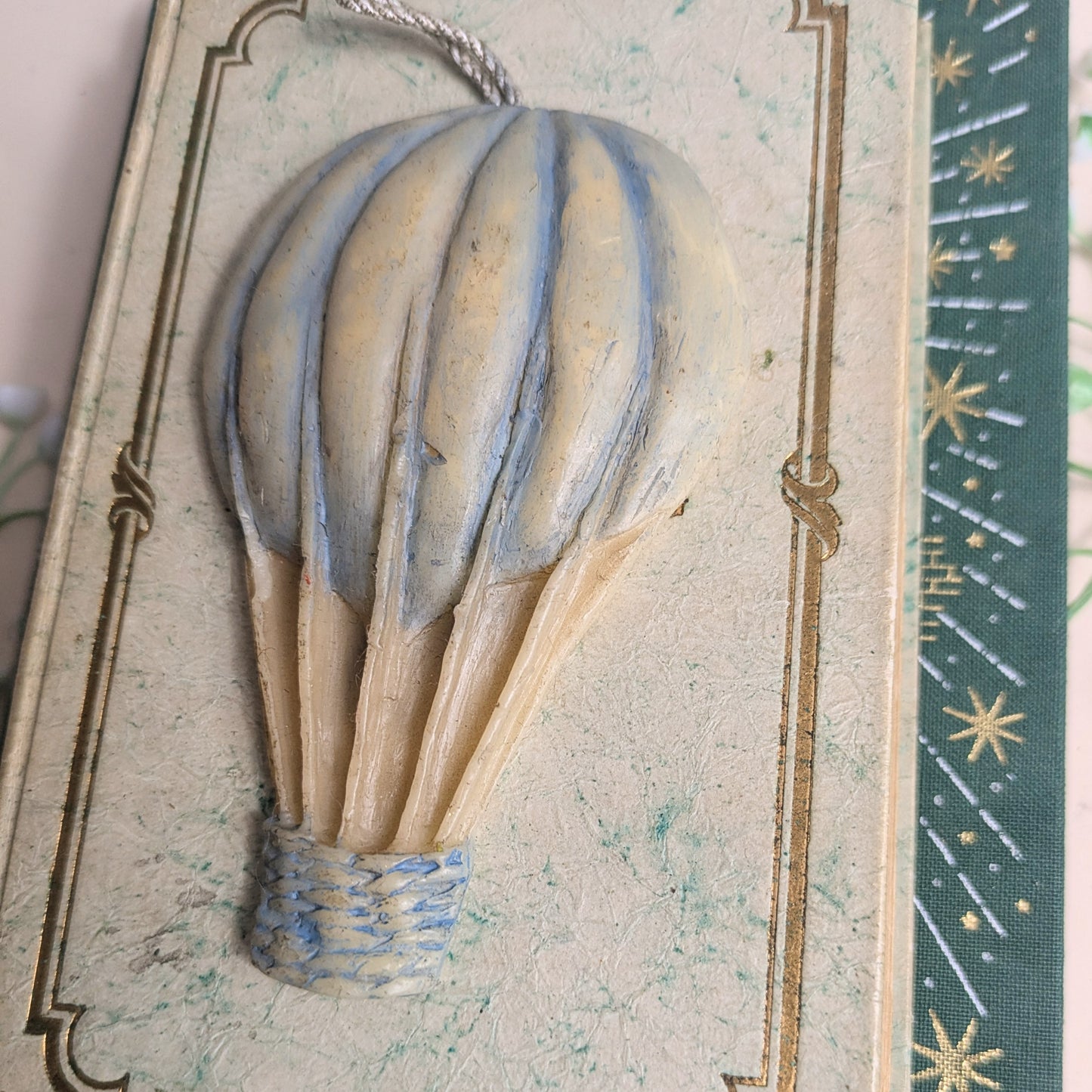 Wachsbild Heißluftballon