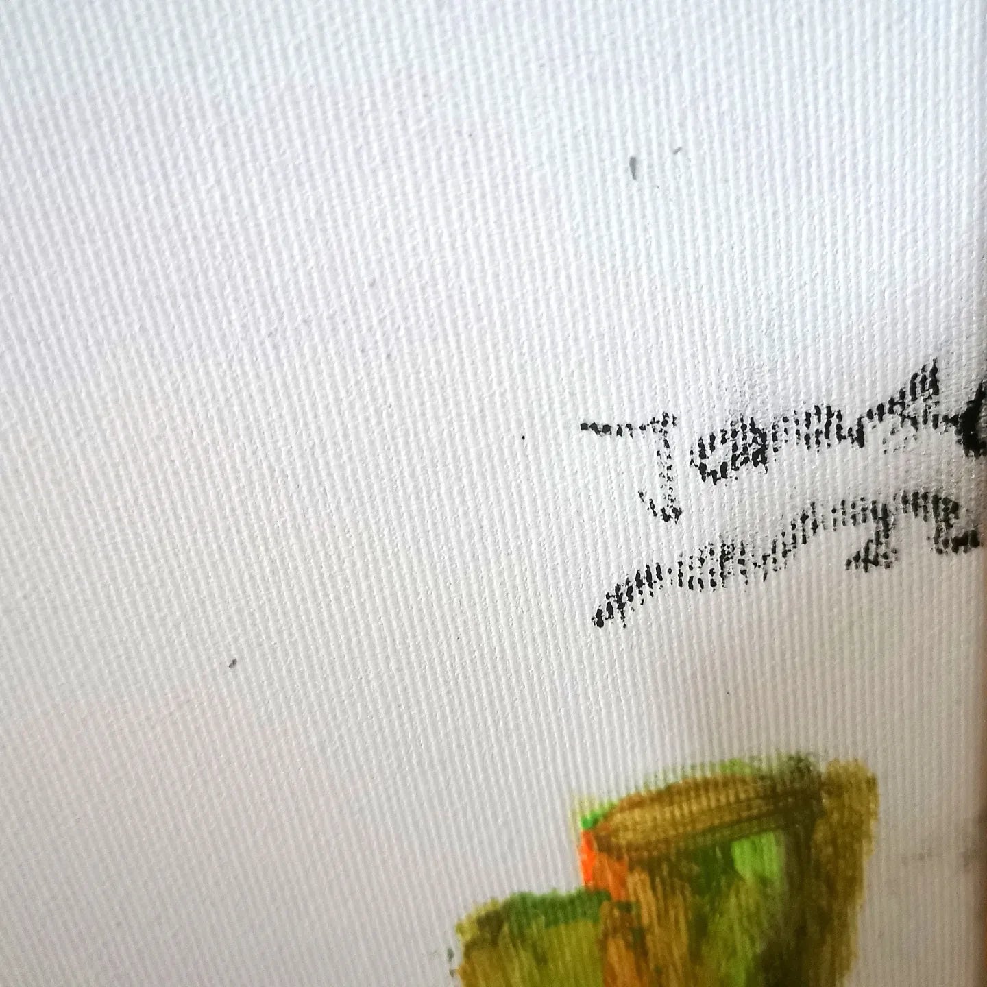 Gemälde "Papierkorb", 60 x 80